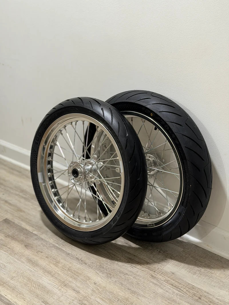 Ultra Bee Supermoto Wheelset chrome