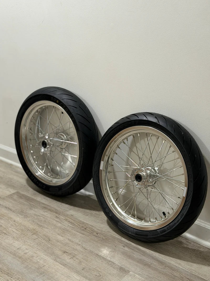 Ultra Bee Supermoto Wheelset chrome