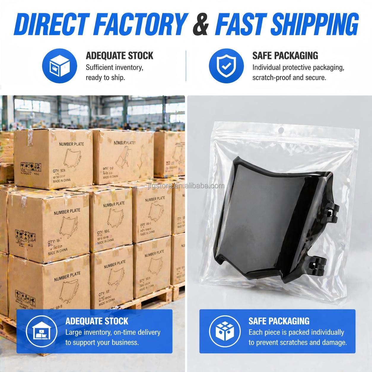 JFG Motocross motocut plate Blank Number Board Surron Light Bee Ebike Front Plastic Shield Motorbike Modifying Accessories Parts