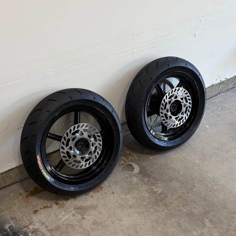 Tuttio Soleil 01/Yozma IN10 12-Inch Supermoto Wheelset