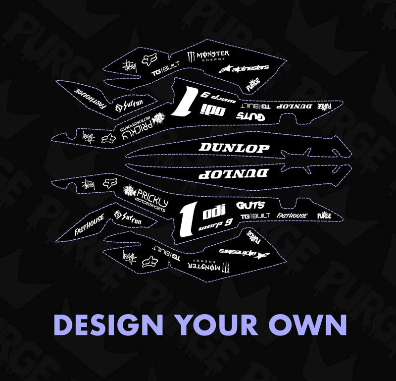 Ultra Bee Side Plastics Decals