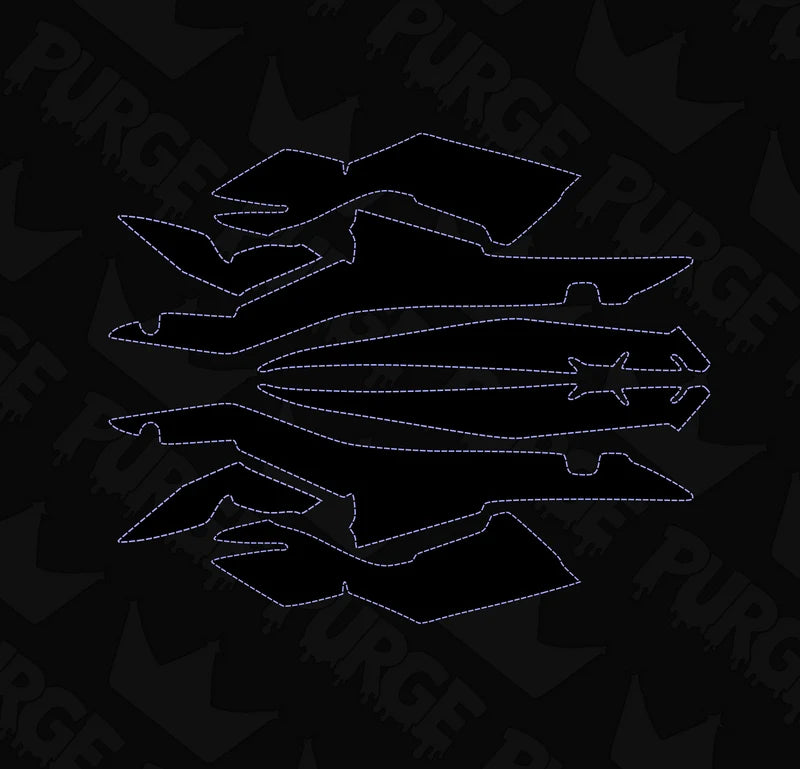 Ultra Bee Side Plastics Decals